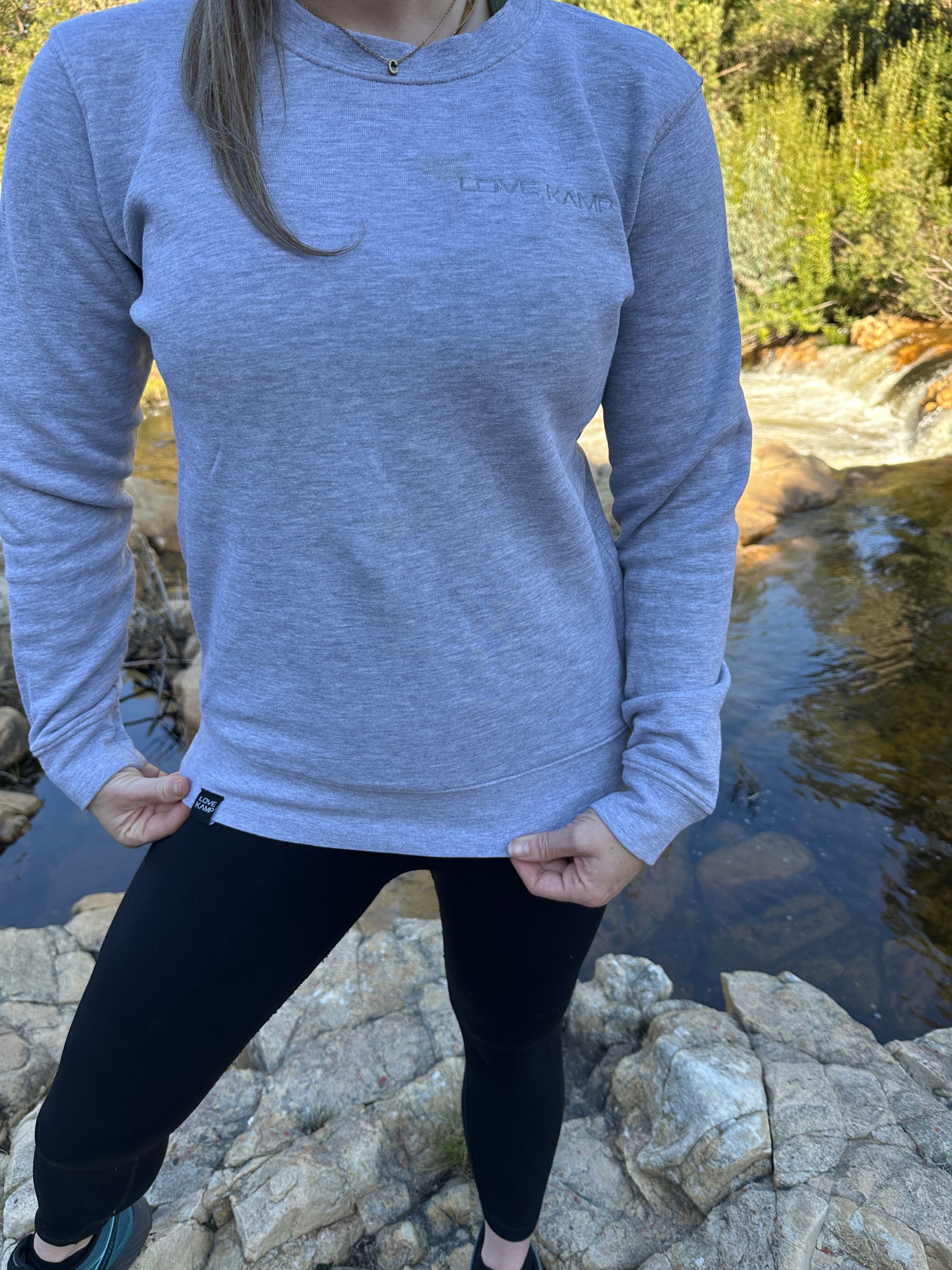 Love Kamp Crew Fleece Sweater